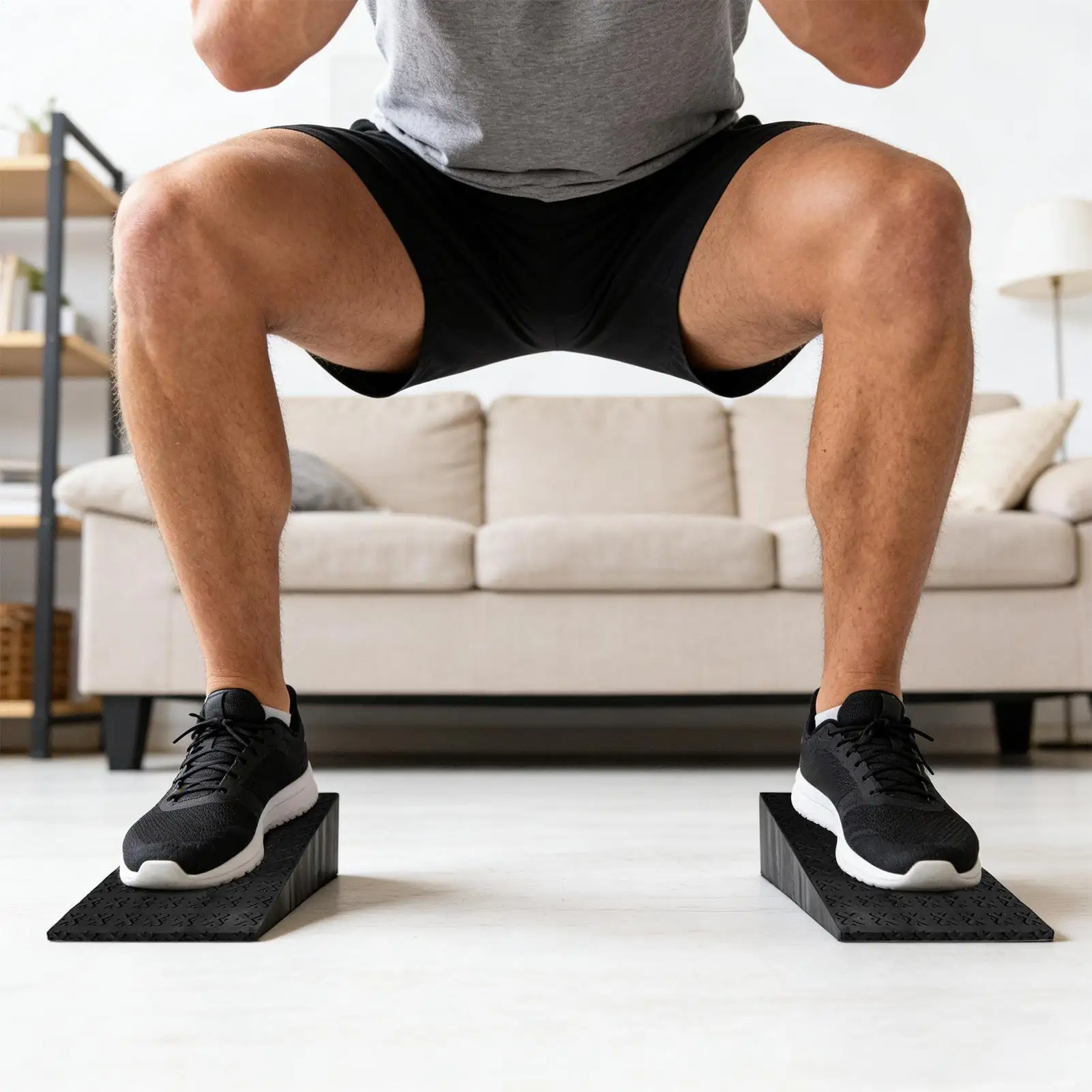 Squat Wedges Non-Slip Improve Mobility Strength Workout Wedge For Squats For Women Athletes Men Fitness Enthusiasts Studio Home