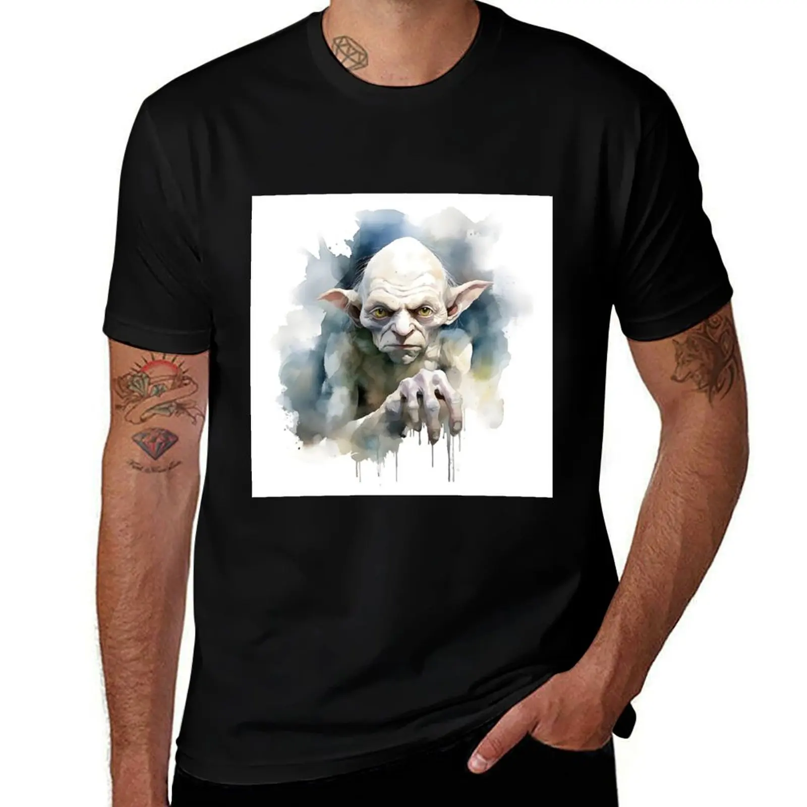 Gollum T-Shirt shirts graphic tee shirts graphic tees mens plain t shirts