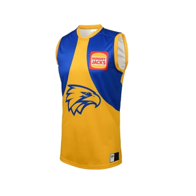 2024 West Coast Eagles Home / Away / Training jersey-taglia uomo: S-5XL (stampa numero nome personalizzato)