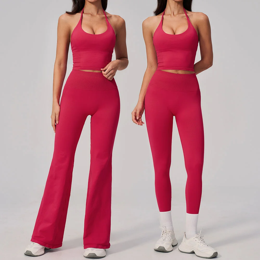 

2PCS Seamless Yoga Set Women Tracksuit Workout Outfit Fitness Shockproof Bra High Waist Legging Sports Suit Female Gym Clothing