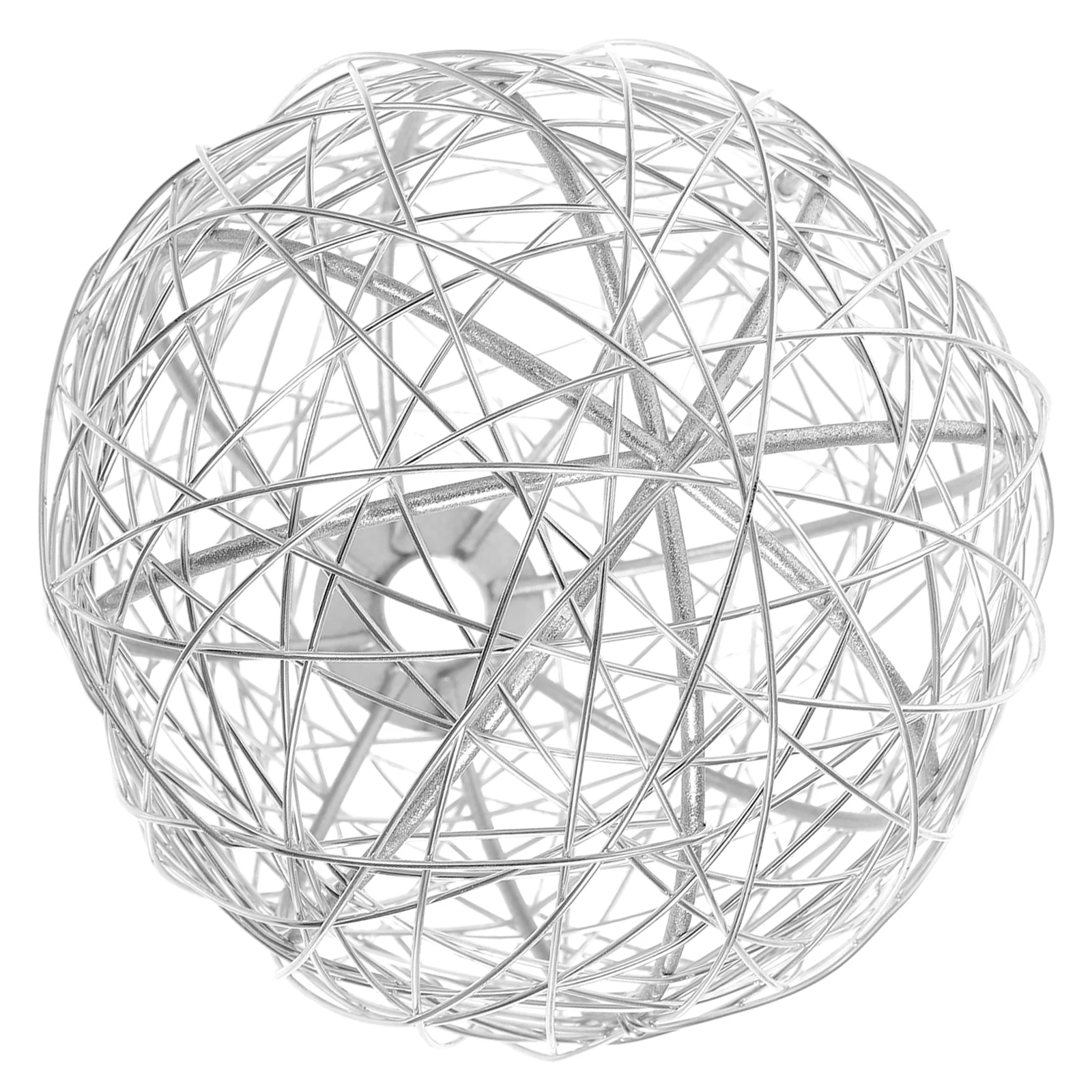 

Aluminum Wire Ball Lampshade G4 Round Iron Cage Vintage Metal Light Shades for Table Lamps Ceiling Lights Hollow Decor