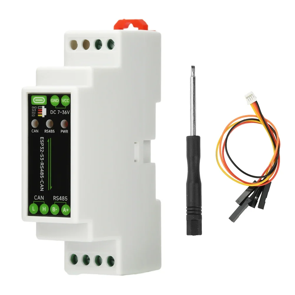 Industrial Grade RS485 CAN Module with S3 Dual-Core Processor 240MHz and 2.4GHz Wireless Communication Support