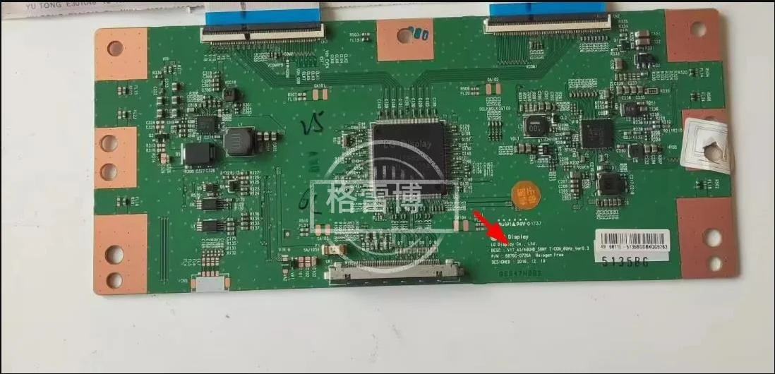 T CON 로직 보드, V17_43, 49UHD_SNY_T-CON_60HZ 용, 6870C-0726A