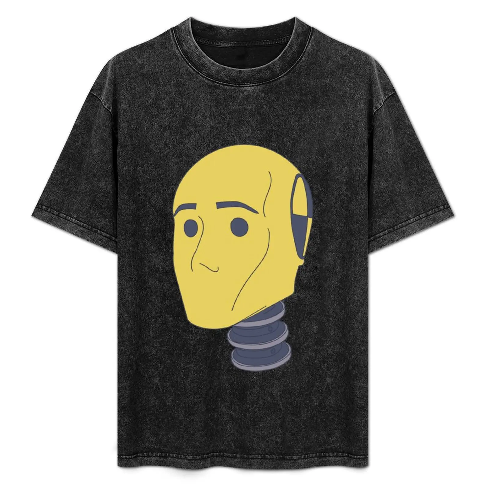 Crash Test Dummy - Testing Device - Stuntman Head T-Shirt man t shirt quick drying outfits for men