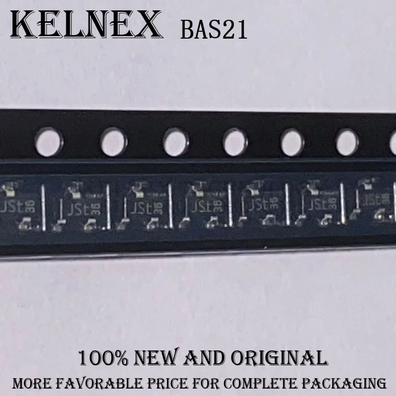 50 Stuks Bas20 Bas21 Bas29 Sot-23 Schakeldiode