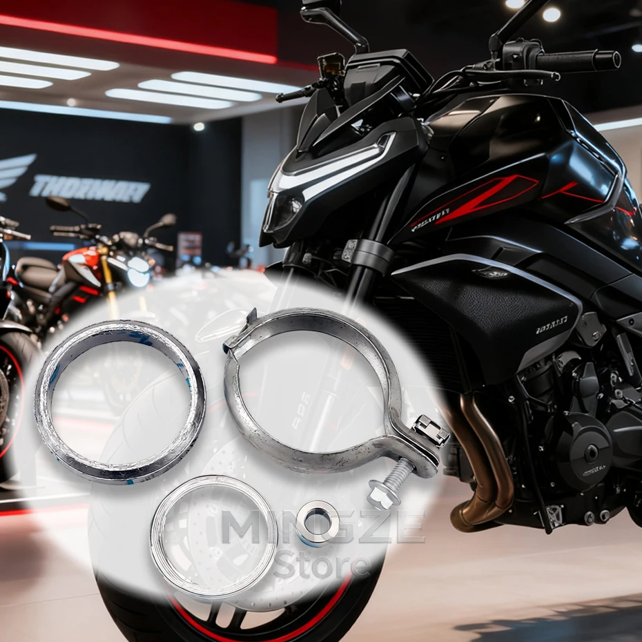 

For CFMOTO 800NK Exhaust Pipe Sealing Sleeve Sealing Ring Clamp in The Middle Section of The Muffler CF800 NK CF800-7 Accessorie