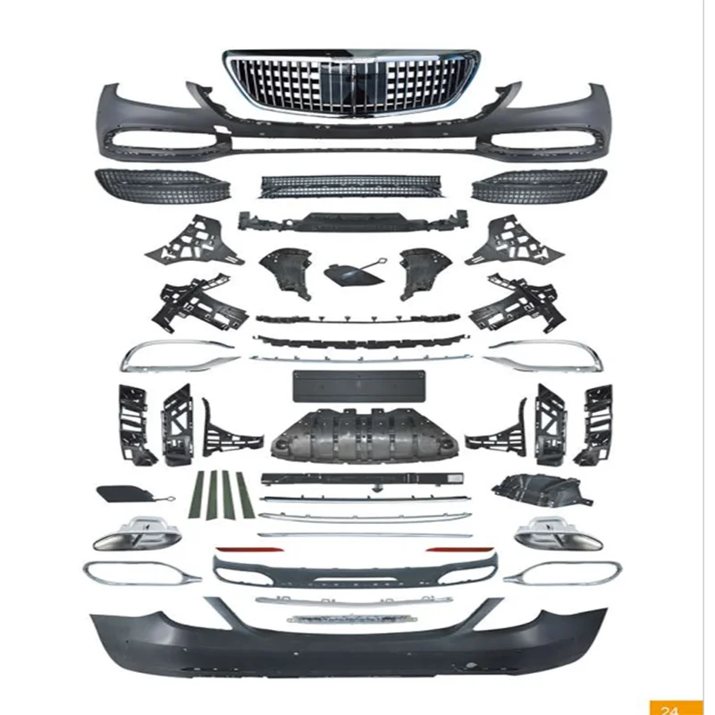 

STLFBody Kit for Mercedess Benzs S Class W222 Change to S680 Maybachs Style 2014-2020 Year
