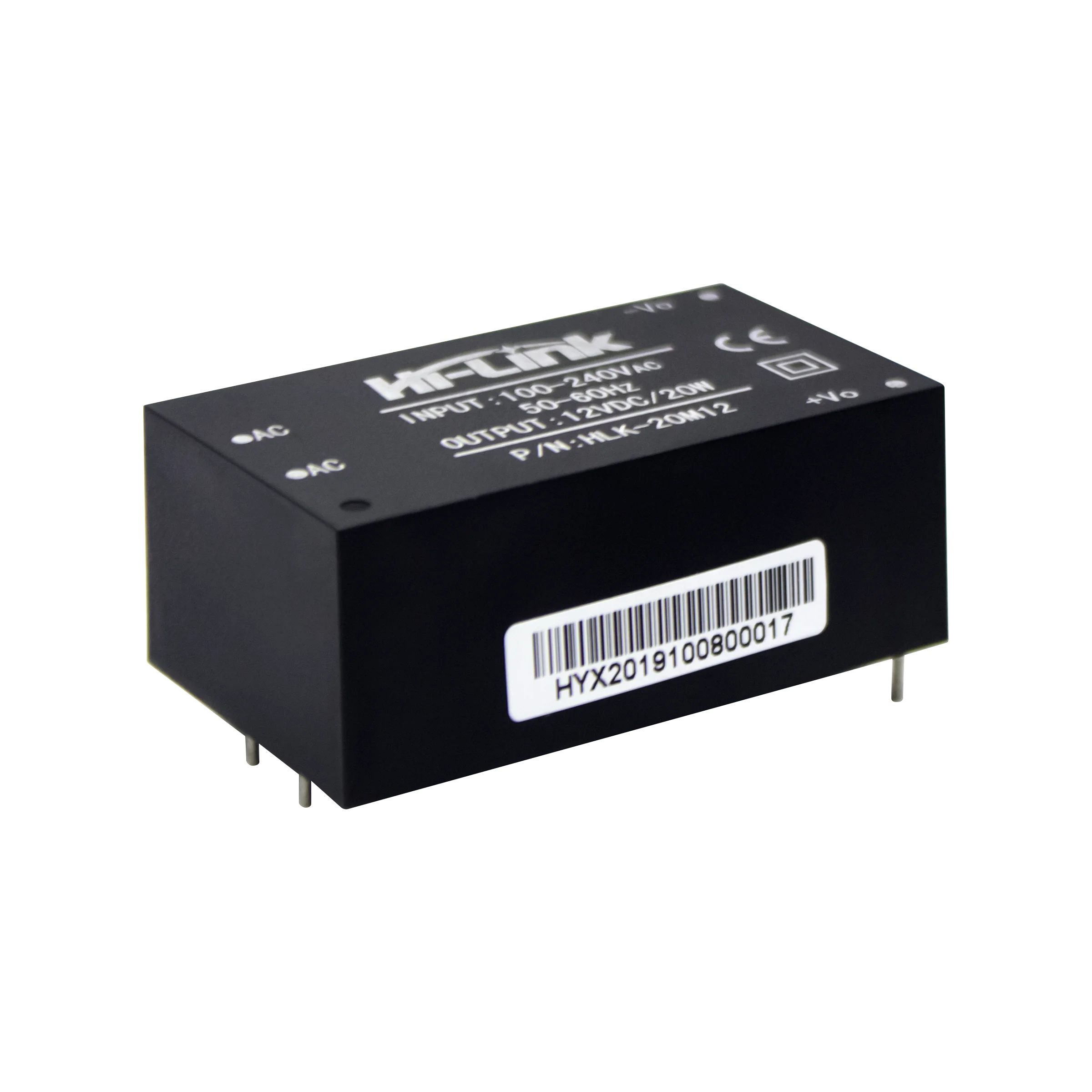2pcs/lot HLK-20M12 220v to 12V 20W 1.6A AC DC Converter Mini Switch isolated step down power supply module  OEM/ODM CE FCC 20M12