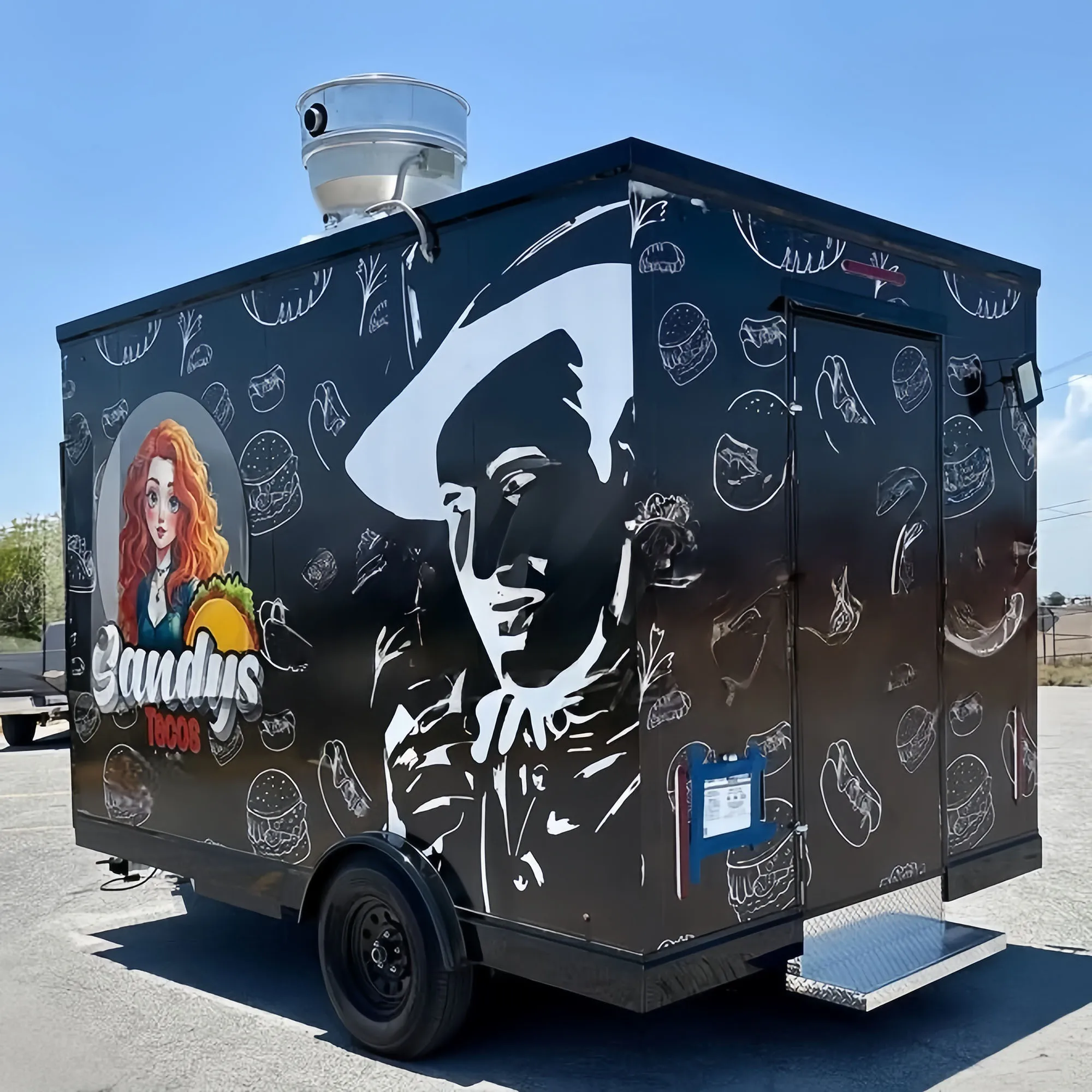 

Customized Fast Food Truck with Mobile Ice Cream Cart Street Food Trailer for Restaurant Fiberglass Material for BBQ