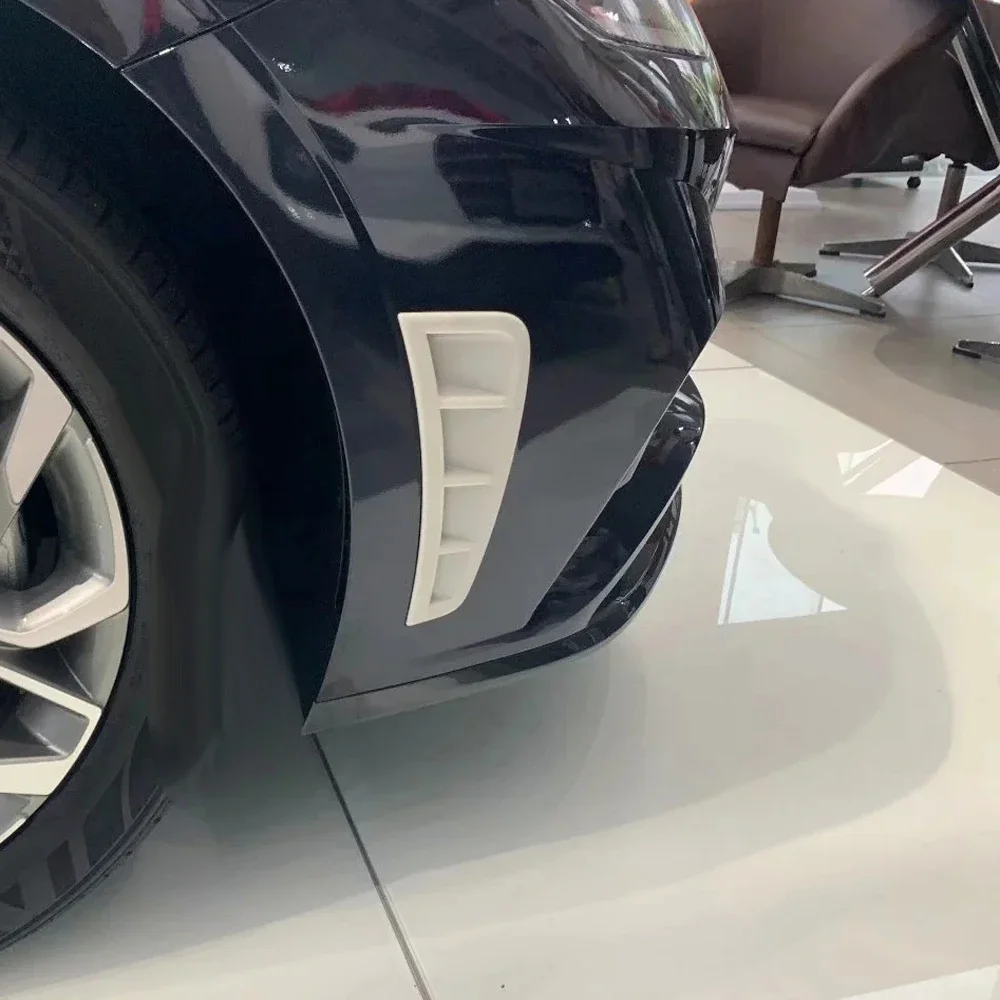 

Для Hyundai Sonata DN8 2020-2023 ABS хромированная боковая крышка вентиляционного отверстия автомобиля, наклейка на крыло, автомобильный капот, воздушные боковые крылья, вентиляционные крышки