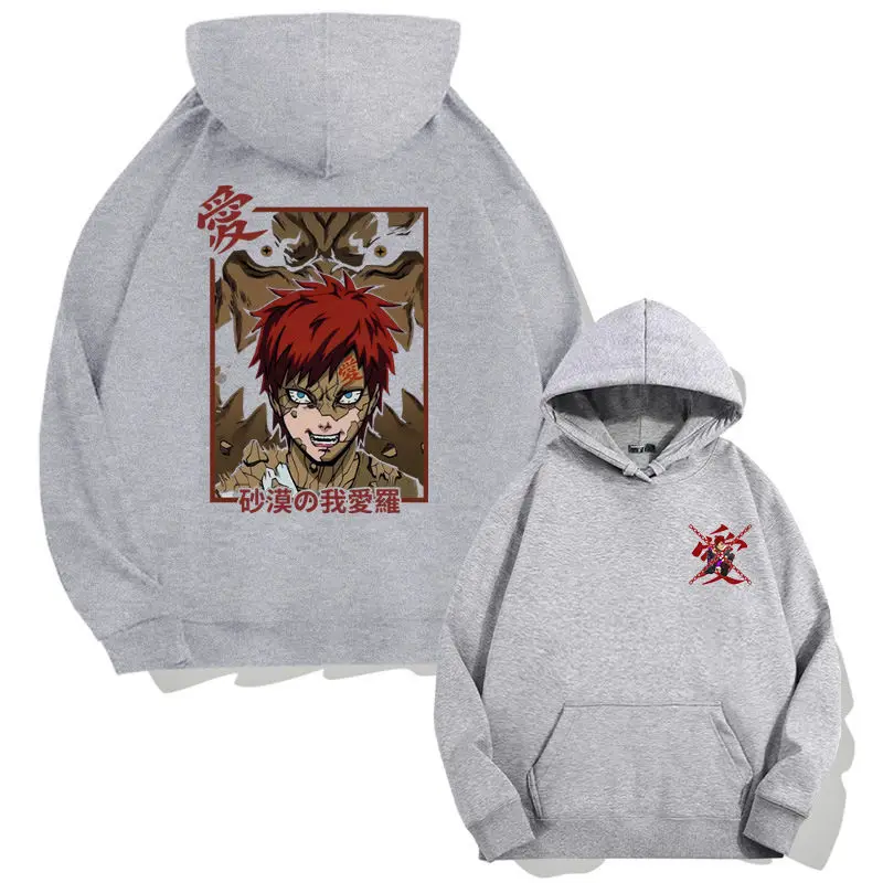 

Naruto 2025 Fashion Japanese Anime Naruto I Ailuo Hooded Sweater Men's Autumn Youth Trend Brand Loose Shoulder Long Sleeve Top