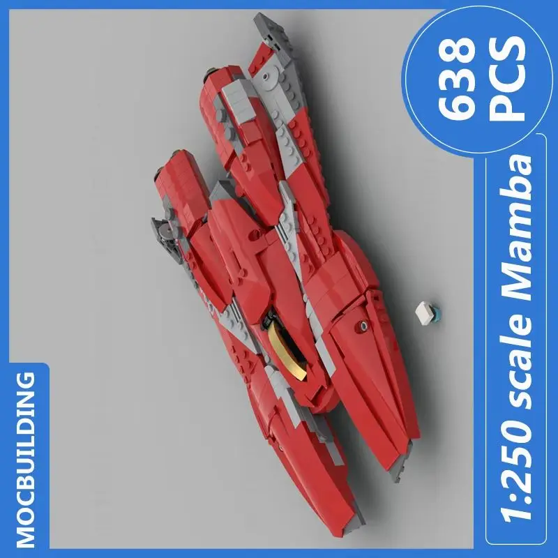 

Строительные блоки MOC, масштаб 1:250, мамба, сделай сам, сборка кирпичей, космическая образовательная творческая коллекция, дисплей, рождественские игрушки, подарки, 638 шт.