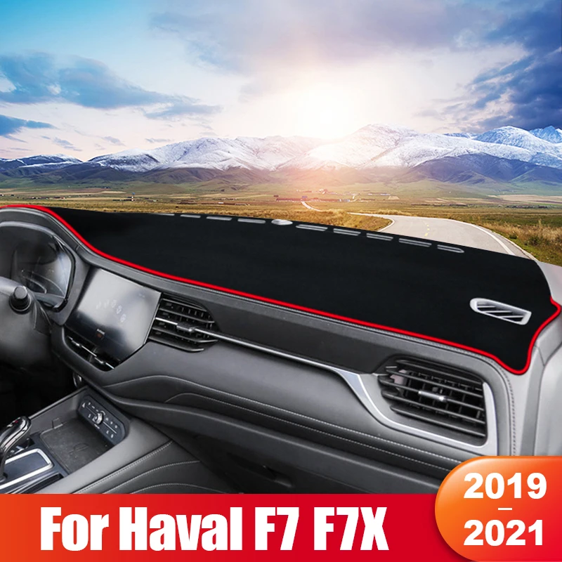 

For Haval F7 F7X 2019 2020 2021 Car Dashboard Sun Shade Cover Instrument Panel Mat Non-slip Pad Interior Accessories