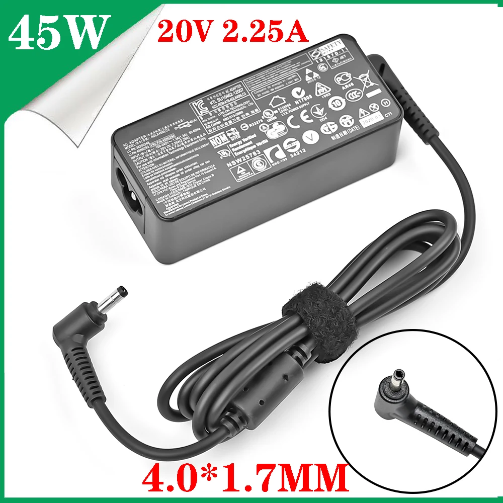 Зарядное устройство для ноутбука Lenovo yoga 4,0 1,7 310 miix Air 12 13 Ideapad 510 520 N42 N22 B50 ADL45WCC