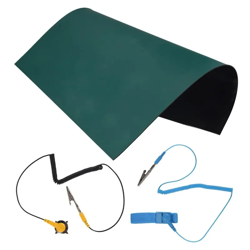 AEE4-Anti-Static Mat Phone Repair Soldering Pad With Ground Wire ESD Wrist For Repair Mobile Repair Soldering Mat