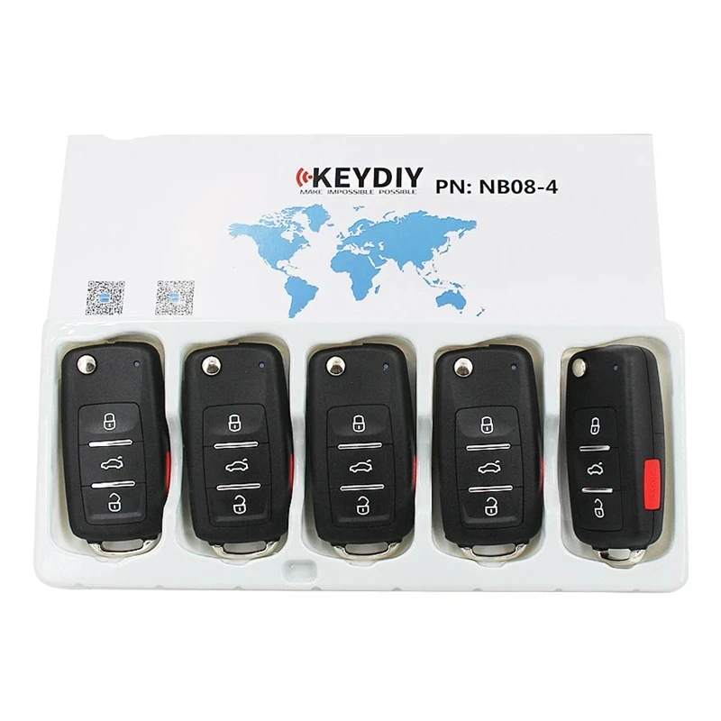 5PCS X Multi-functional Universal Remote Key for KD900+ URG200 KD-X2 NB-Series KEYDIY NB11 NB08 NB10 NB18 NB25 NB27 NB28 NB29 KD