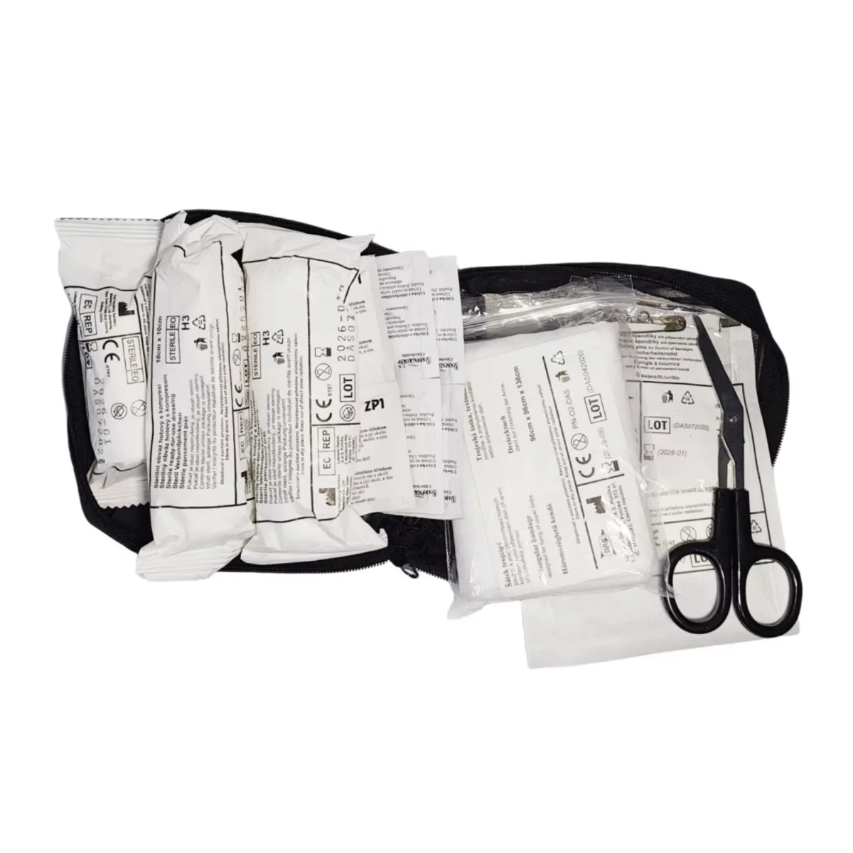 Small First Aid Kit Waterproof Portable Compact Survival Trauma Medical Bag Car Essential Home Multiple Purpose Emergency Kit