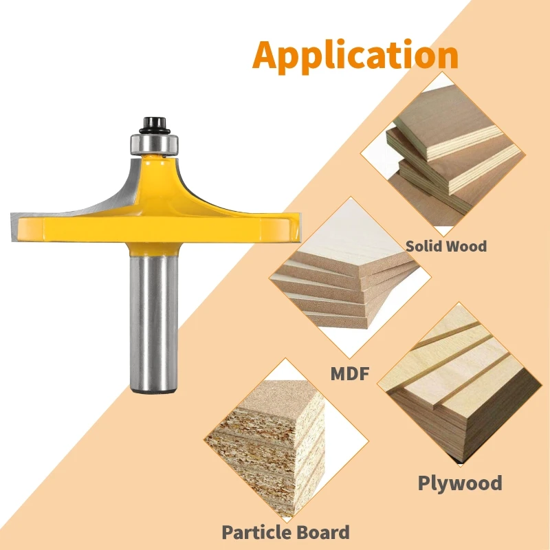 NXWIND 1PC Table EDGE Bit Router Bit Woodworking Milling Cutter For Wood Bit Wood Cutters Face Mill End Mill