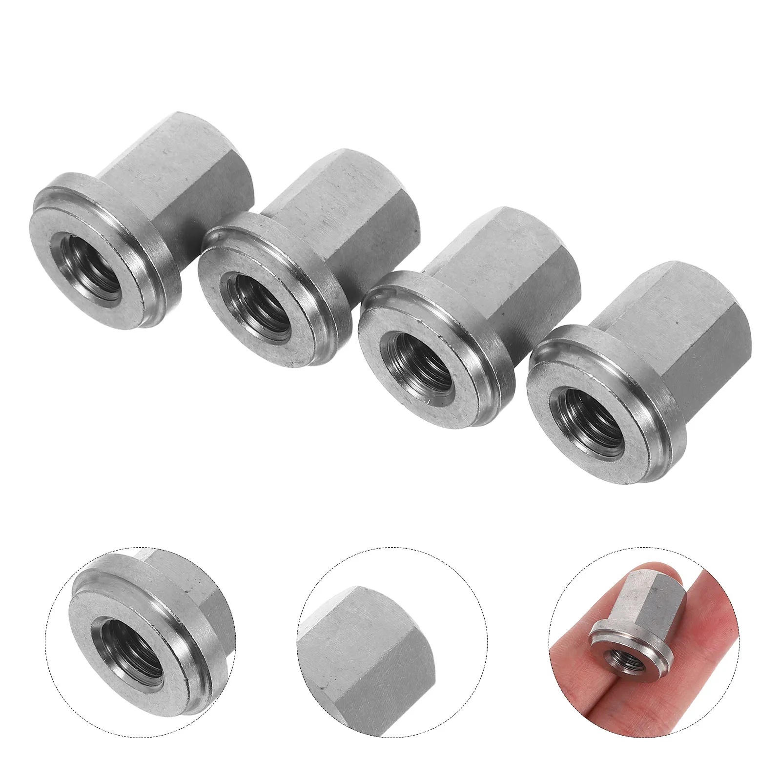 

4Pcs Automotive Nuts Stainless Steel Closed Heavy-Duty Truck Terminal Stud Replacement Post Kit Stainless Steel Nut