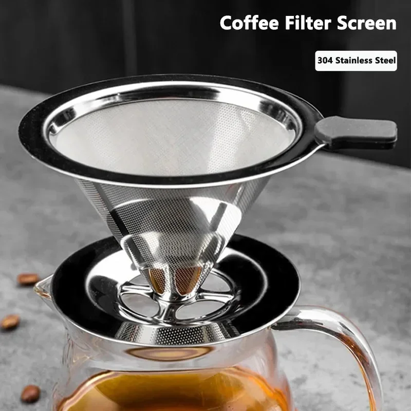 Stainless Steel Pour-Over Coffee Dripper