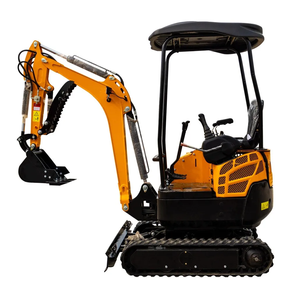 โรงงานที่มีประสิทธิภาพ Micro Crawler Excavator นักบินไฮดรอลิกรถขุดขนาดเล็ก 20 ประเภทการขุดเจาะและบดทางการเกษตร