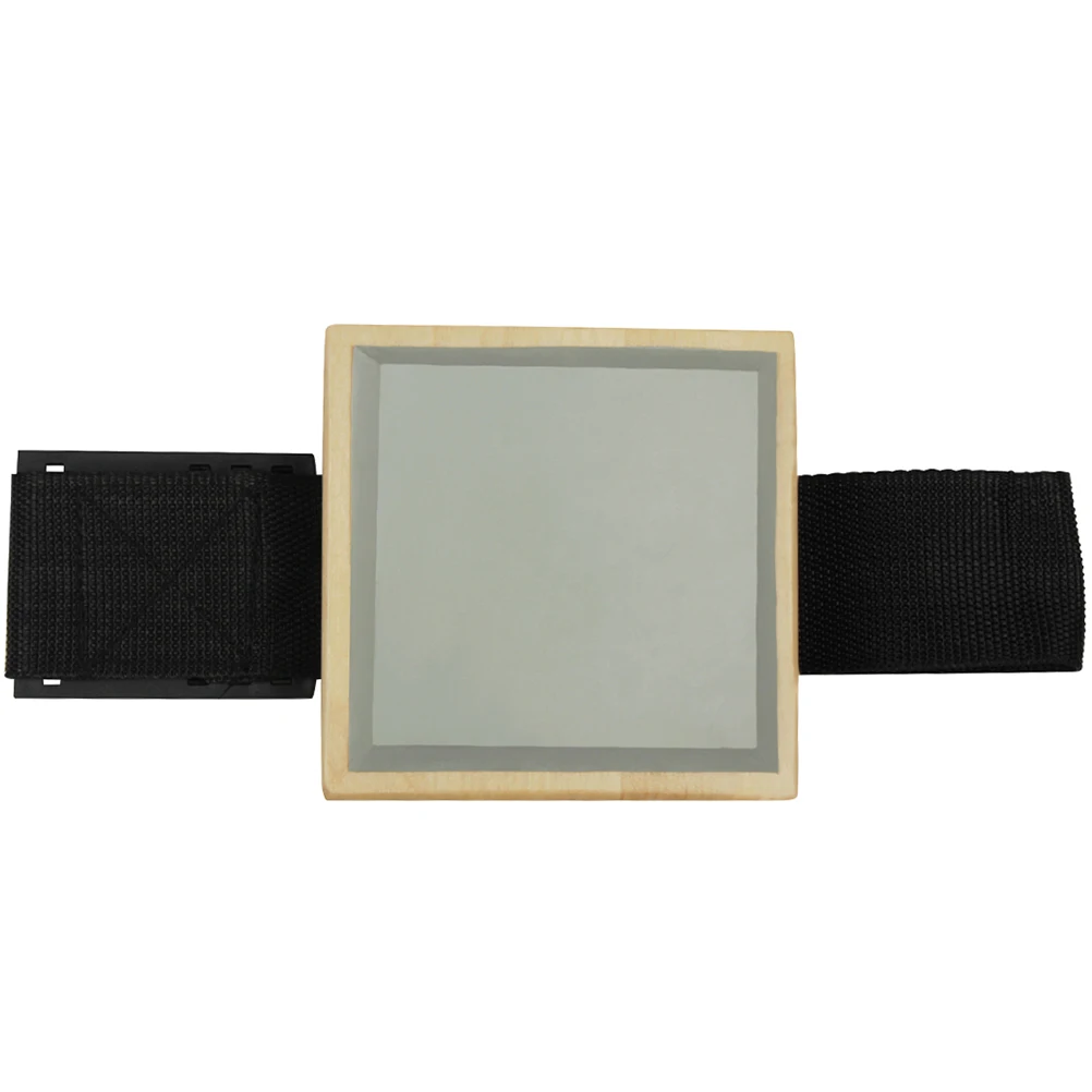 

1Pcs Drum Practice Belt Mini Drum Pad Thickened 8mm Rubber Vibration Isolation Solid Wood Bottom Adjustable Strap Portable