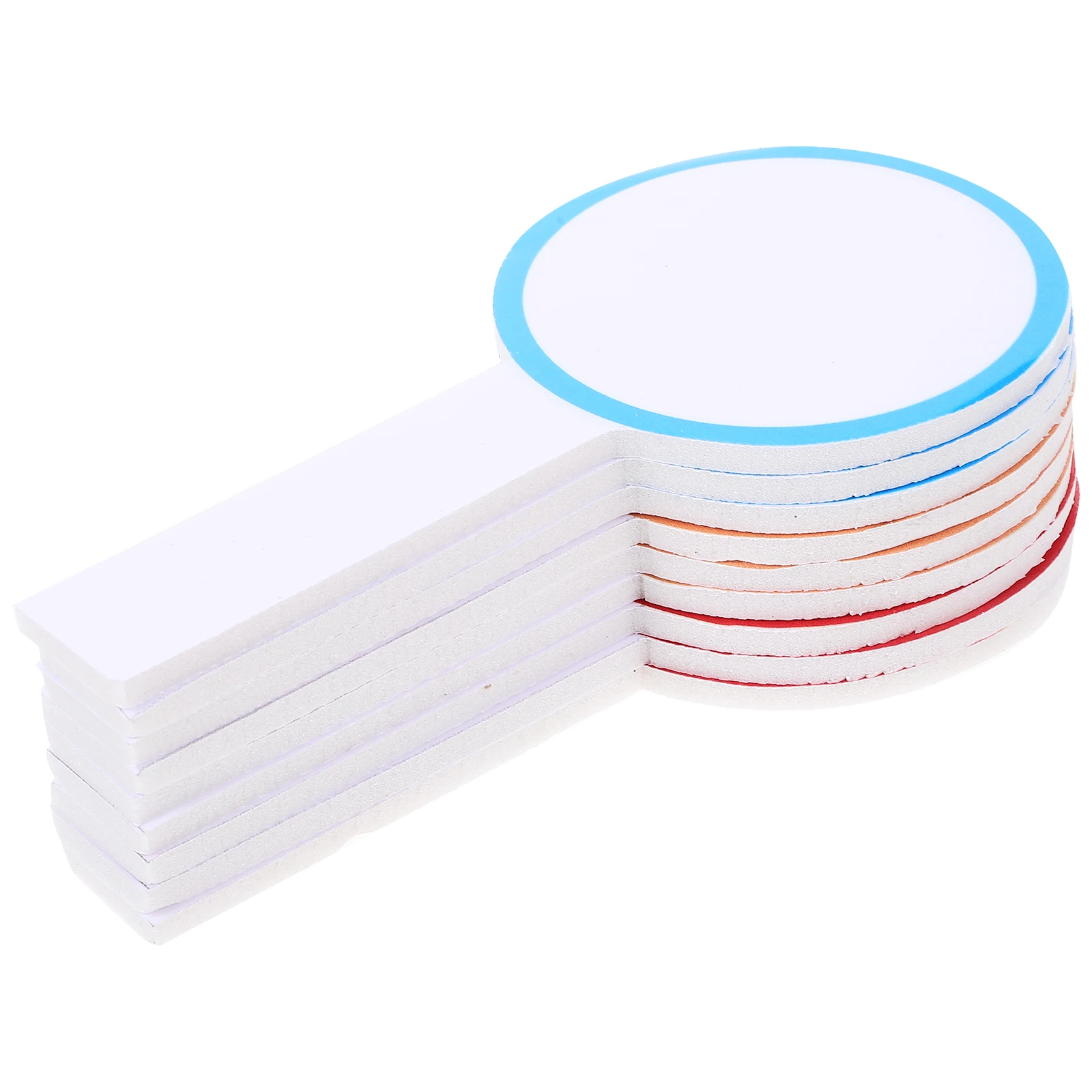

20pcs Mini Whiteboard Handheld Dry Erase Boards Blank Bidding Paddle Classroom Voting Scoreboard Student Marker Board Auction