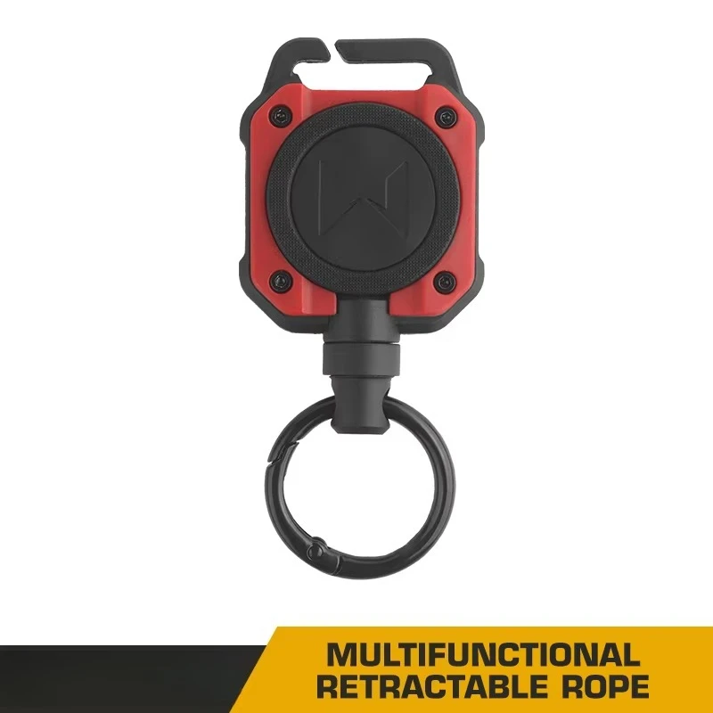 

Multifunctional Retractable Rope with Stretchable Steel Wire 3 USE Tactical Gear Tether Fishing Tools for Outdoor Activities