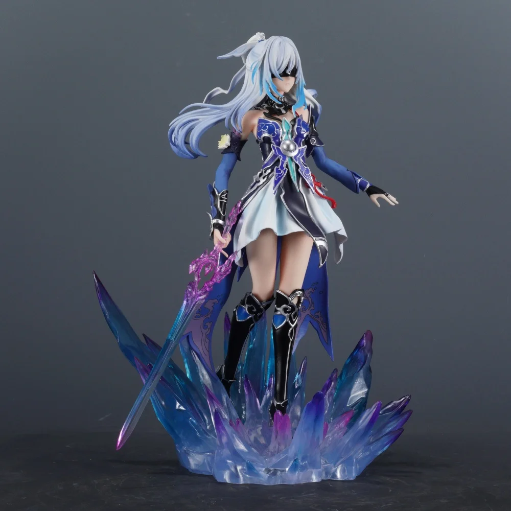 29cm/11.42in anime honkai estrela ferroviário figura jingliu figuras de ação estátua pvc desktop ornamentado coleção modelo brinquedos presentes