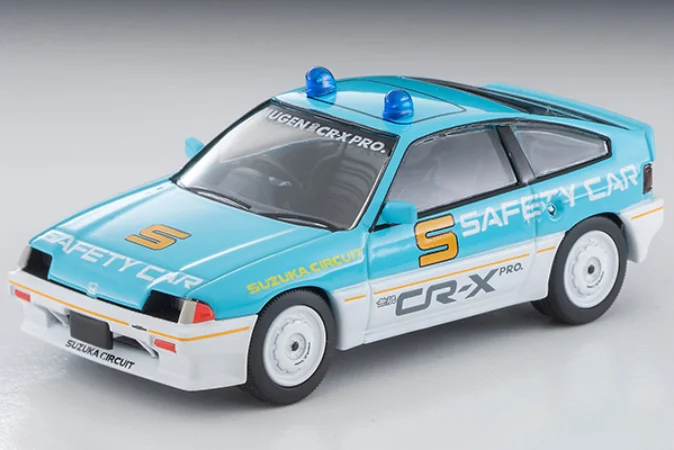 24.7 Tomytec Tomica TLV N318 A/B CR-X MUGEN Safety Car Limited Edition Simulation Alloy Static Car Model Toy Gift