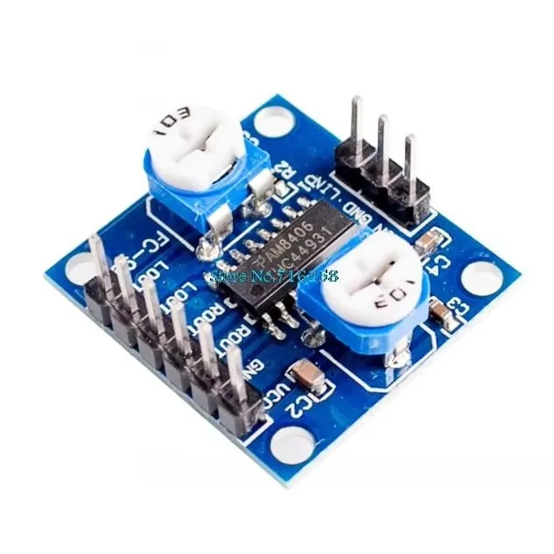 Carte d'amplificateur numérique avec potentiomètre de volume, stéréo 5W x 2, PAM8406