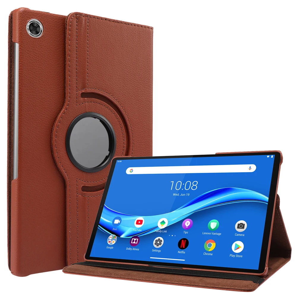 Rotating Case for Lenovo Tab M10 Plus 3rd Gen 10.6 TB-125/128FU FHD 10.3 X606 2nd 10.1 X306 M9 M8 4th P11 Pro 11.5 Tablet Cover