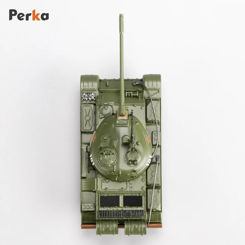 Perka 1/64 Scale Type 59 Main Battle Tank Combat Alloy Model Tiger Simulation Modelling Scene Placement Boy Military Chariot