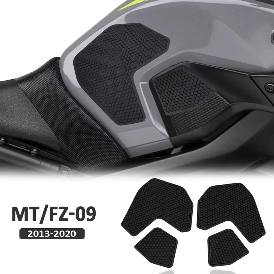 

Мотоциклетная резиновая накладка на топливный бак, водостойкая боковая накладка на бак, наклейка, нескользящая наклейка, протектор для YAMAHA FZ-09 MT-09 FZ09 MT09 MT 09