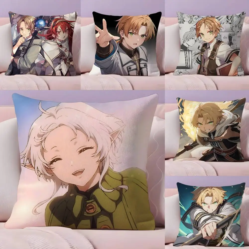 

Anime M-Mushoku Tensei Pillow Case Ultra Soft Skin Friendly Fabric Cloud Like Comfort & Concealed Zipper