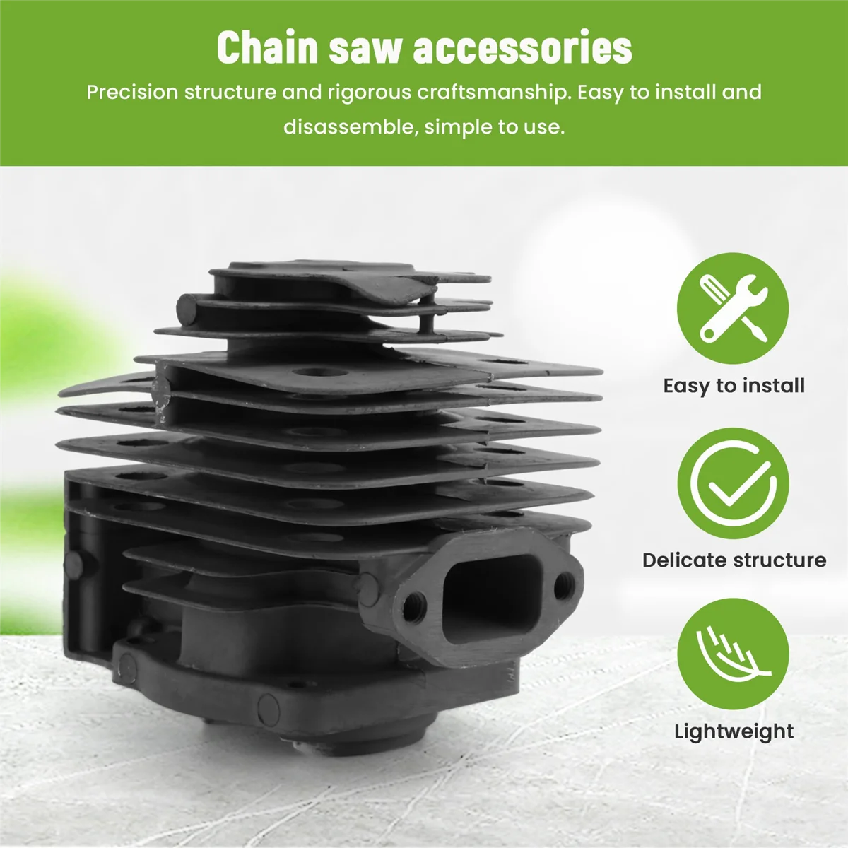 40MM Brush Cutter Cylinder & Piston Ring with Needle Cage for 43CC CG430 Various Strimmer Trimmer 40-5 BG430 image 6