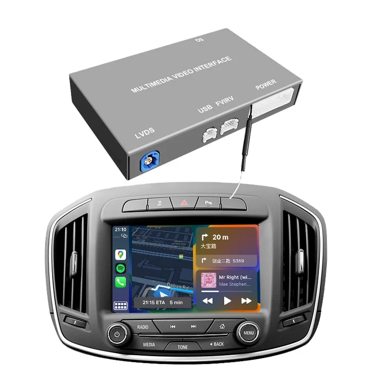

Wireless Wired Adapter Ai Box Module Motorcycle Portable Android Auto for Buick Envision Carplay