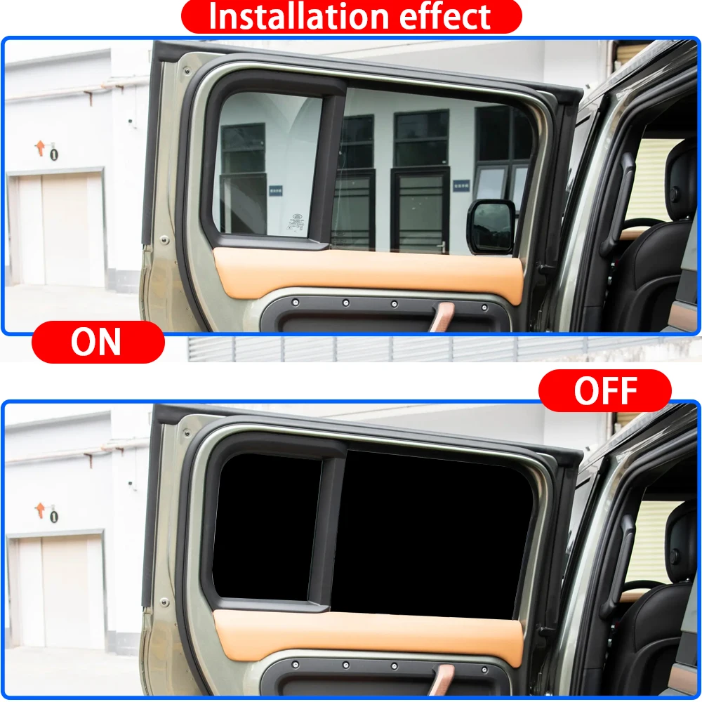 For Land Rover Defender L663 2020-2026 Switchable Electric Smart Privacy Film Polymer Dispersed Liquid Crystal Film Glass Window