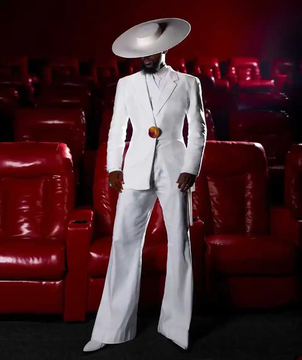 الأبيض الرجال الدعاوى مجموعة 2 قطع السترة + السراويل السراويل زر واحد الزفاف البدلات الرسمية سترة مكتب الأعمال الذكور القطن معطف