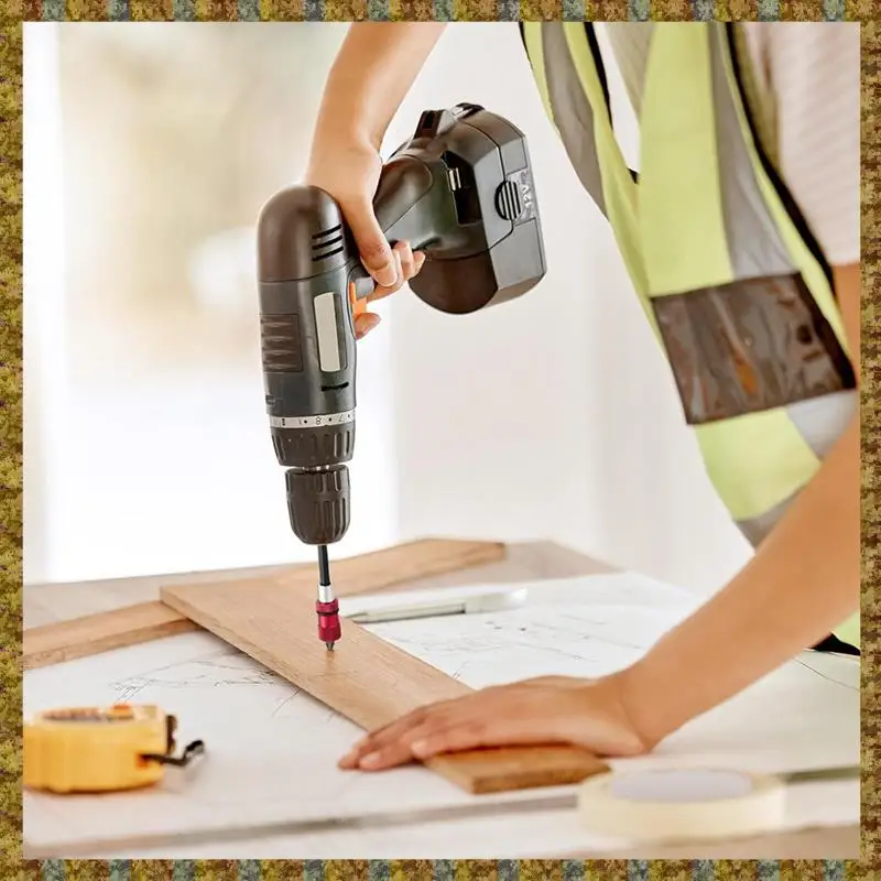 F-F 8 шт. Набор удлинителей для сверл Магнитный удлинитель для сверл Удлинитель для сверл 1/4 дюйма Шестигранный держатель для бит с 8 битами