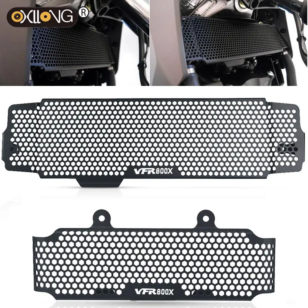 For Honda vfr 800 x VFR800X Crossrunner Motorcycle Radiator Guard Grille Water tank Protector Cover Oil Cooler Guard Cover