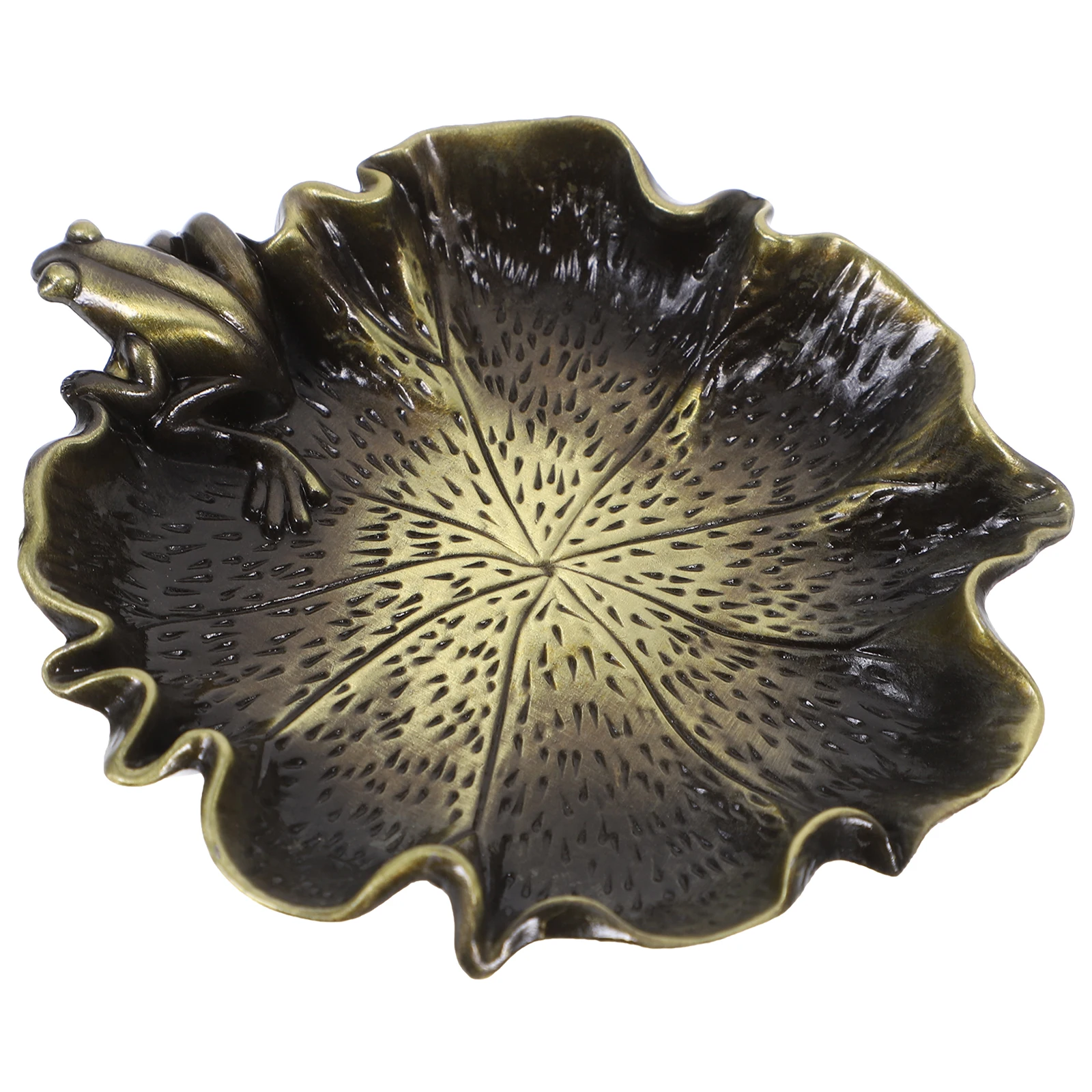 Frog Pen Wash Copper Ink Dish Plate Well Calligraphy Decorative Paint Brush Teaching Tool Ornament Gift