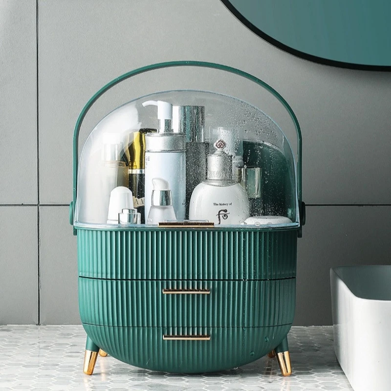 

Cosmetic Storage Organizer Clear Acrylic Multi-Layer Bathroom Countertop Portable Makeup Organizer For Cosmetics Display