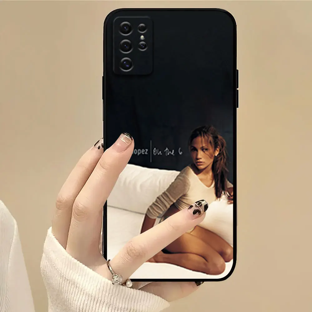 Singer J-Jennifer L-Lopez On The 6 Phone Case For Samsung S22 S23 A73 A72 A71 A54 A53 E ULTRA Color Soft Shell