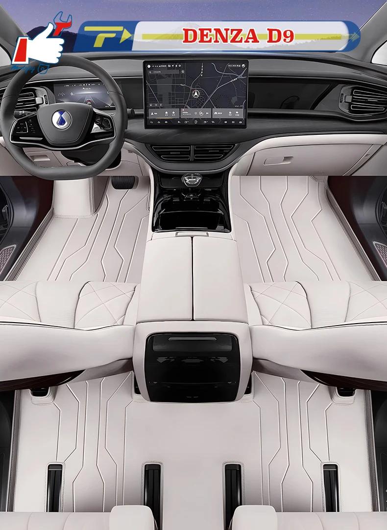 

Left-hand Drive Car Floor Mat For DENZA D9 2022-2024 Full-Surrounded Foot Mat Mat Floor Liner Floor Carpet Water-proof Mat