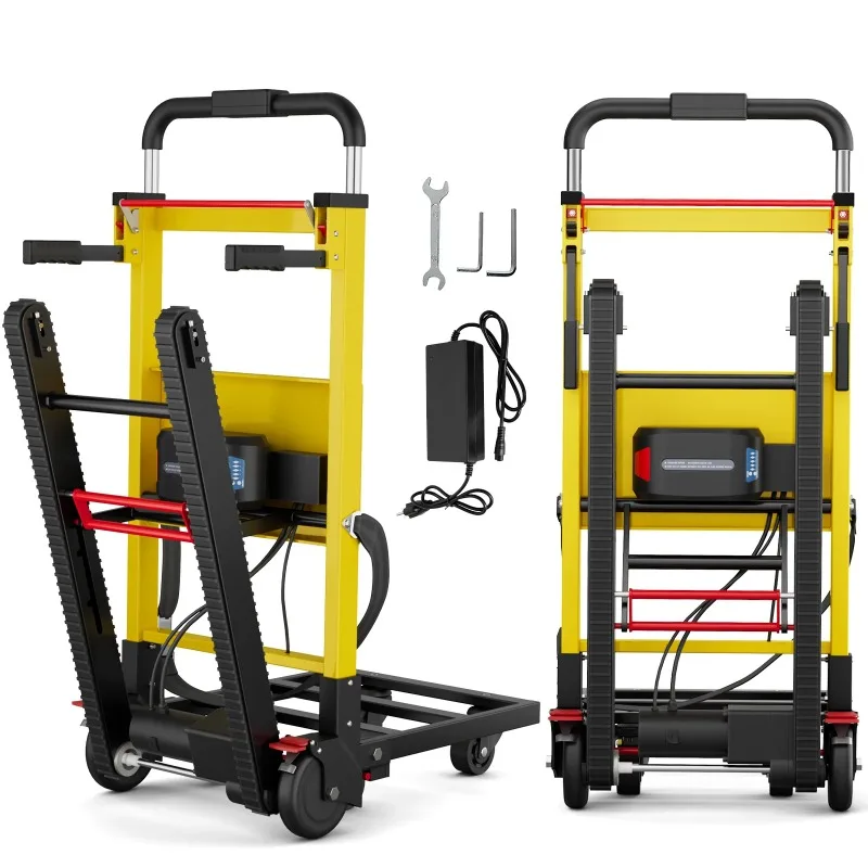 

Electric Stair Climbing Hand Trucks Dolly Cart for Moving 400lbs Capacity Heavy Folding Stair Climber Cart Hand Trolley