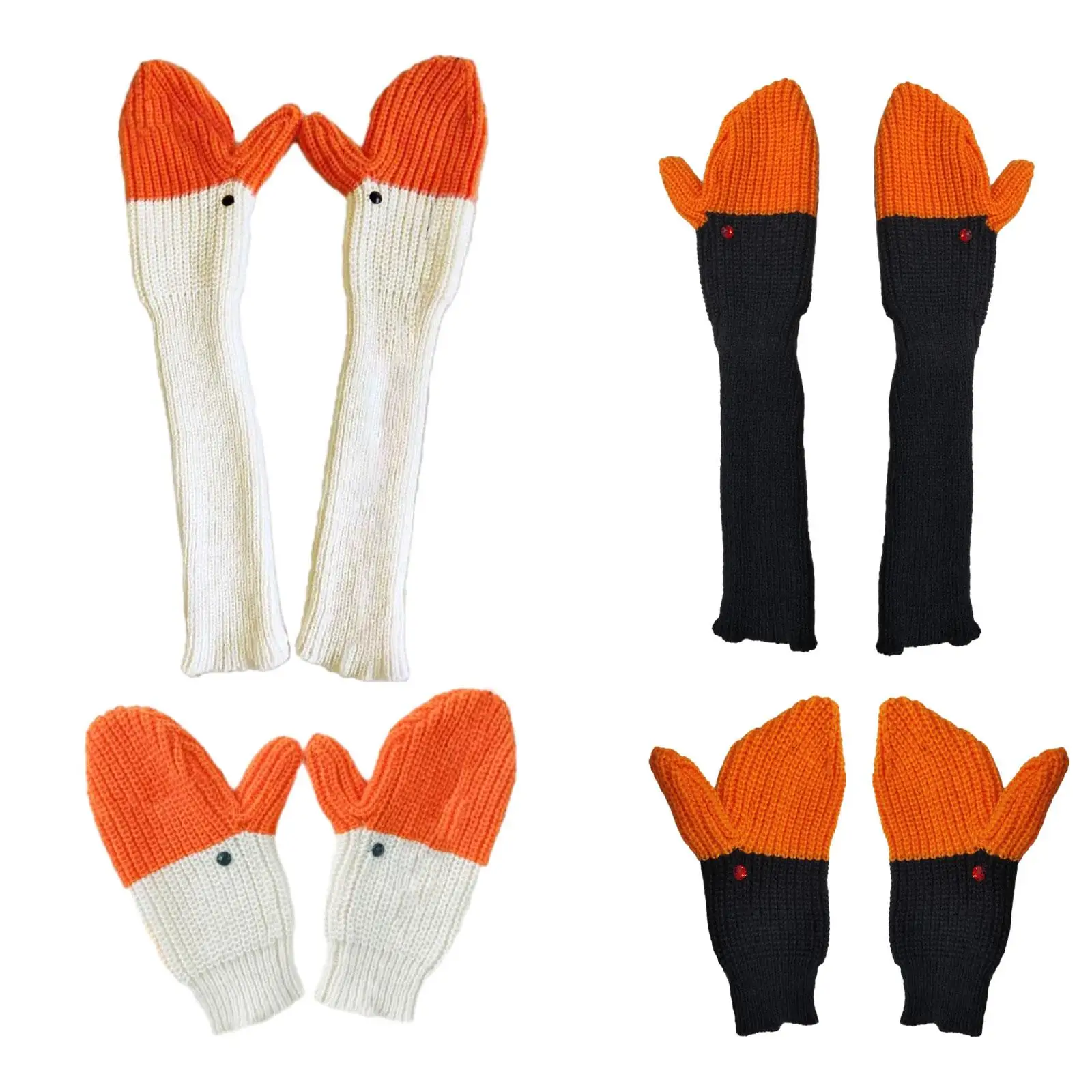 luvas-de-malha-portateis-com-tema-de-cisne-ideais-para-aventuras-ao-ar-livre-em-climas-frios