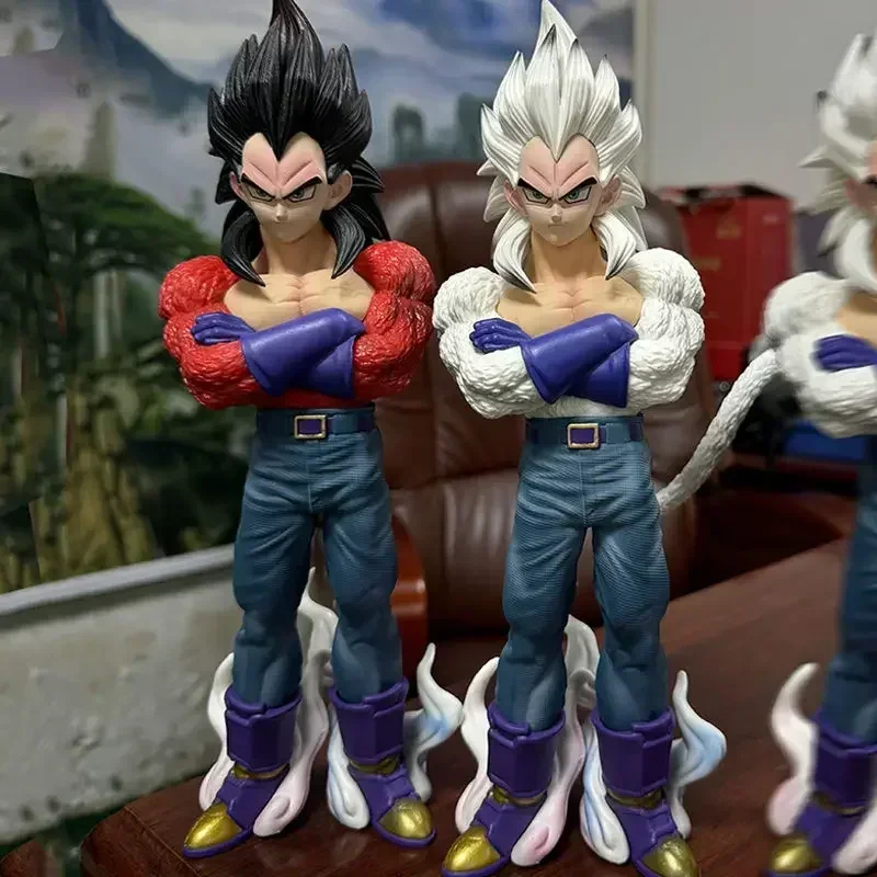 Figuras de Dragon Ball SSJ4 Vegeta de 29cm, figura de Anime SSJ5 GK, modelo Super Saiyan, colección de estatuas de PVC, adorno, juguetes para niños