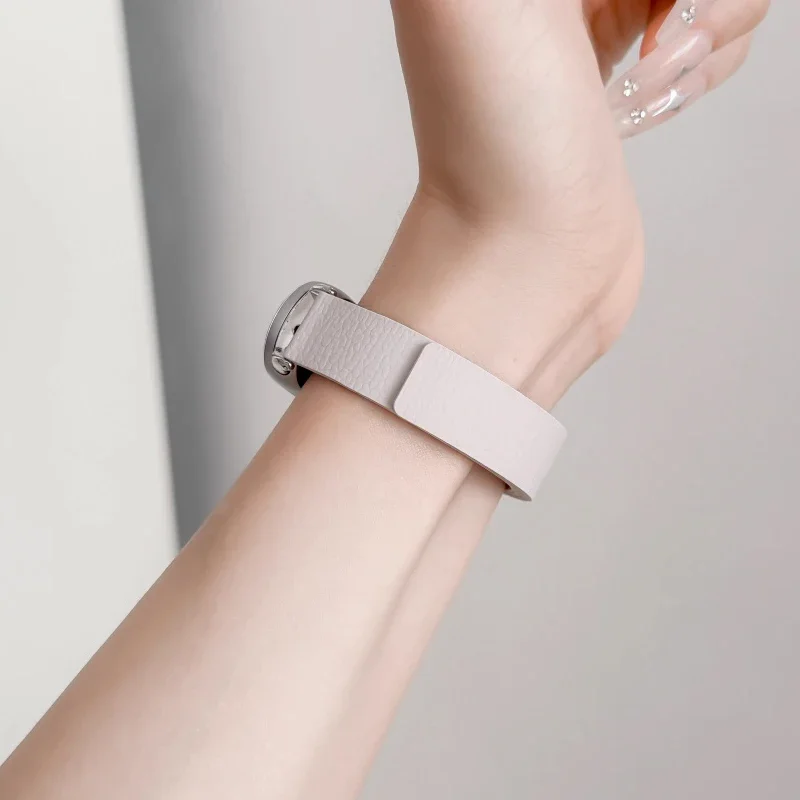 Magnetische Schleife Strap Für Xiaomi Mi Band 10 9 8, Silikon Armband Für Xiaomi Mi Band 8 9/10 Handgelenk gürtel Ersatz Zubehör – Detail 3