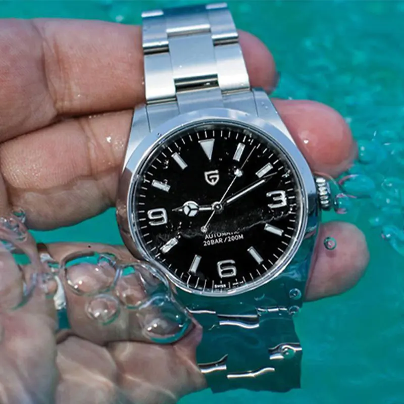 Новые мужские часы PAGANI DESIGN, автоматические дайверские мужские часы, водонепроницаемые механические наручные часы из нержавеющей стали с сапфировым стеклом 2025